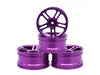 1/10 On Road Alu Drifting Car Wheels 2 Line Style 4pcs/set